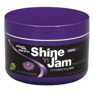 Ampro Shine 'N Jam Conditioning Gel Regular Hold 8 oz.