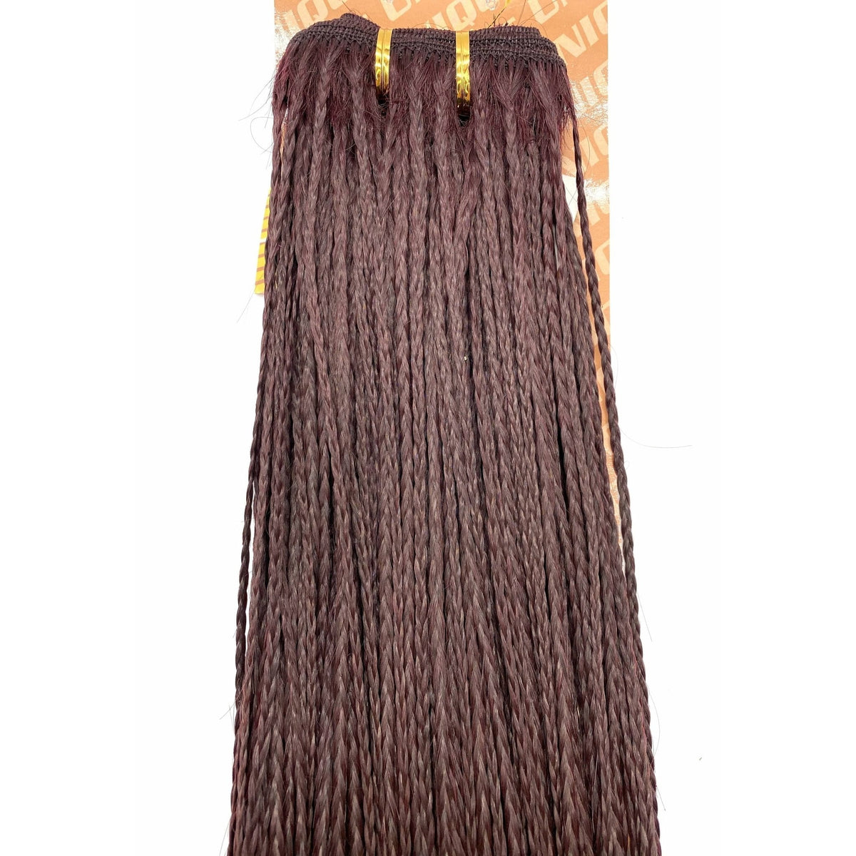 Unique Micro Braid 14" T1B Burgundy / 100% Human Hair