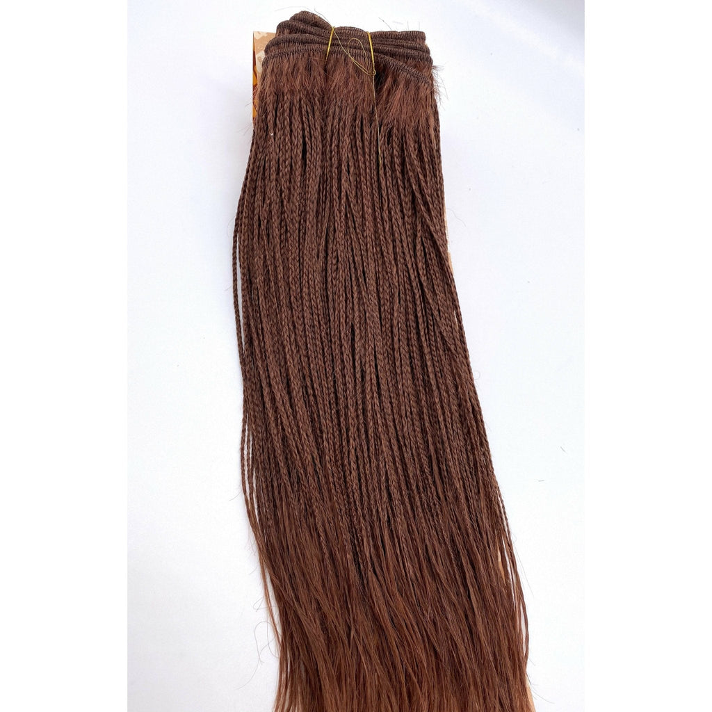 Unique Micro Braid 14" T1B Burgundy / 100% Human Hair