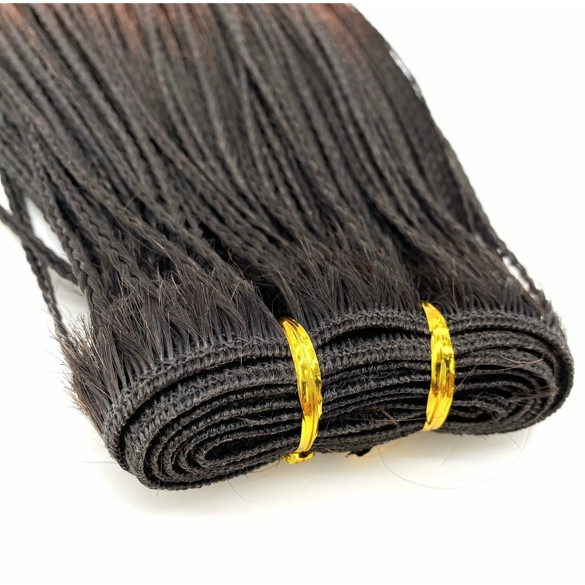 Unique Micro Braid 14" T1B Burgundy / 100% Human Hair