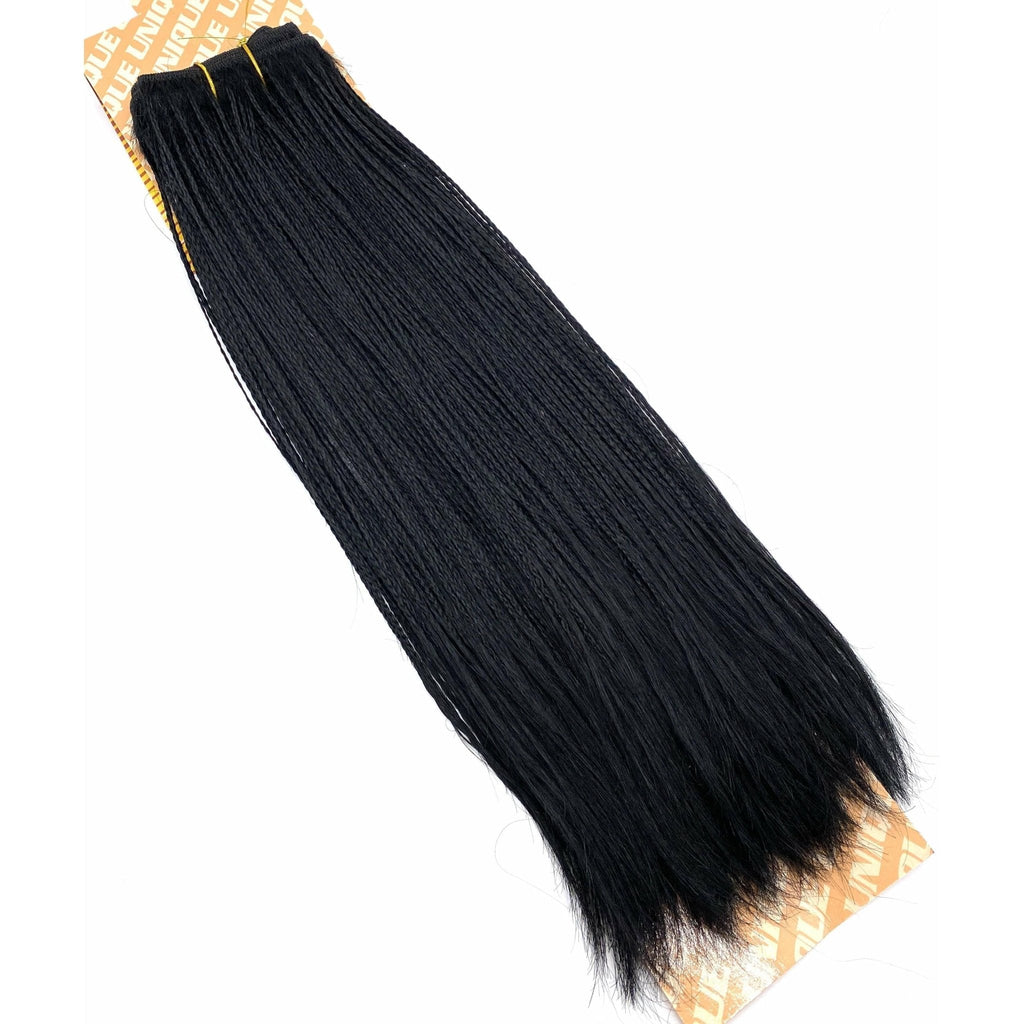 Unique Micro Braid 14" T1B Burgundy / 100% Human Hair