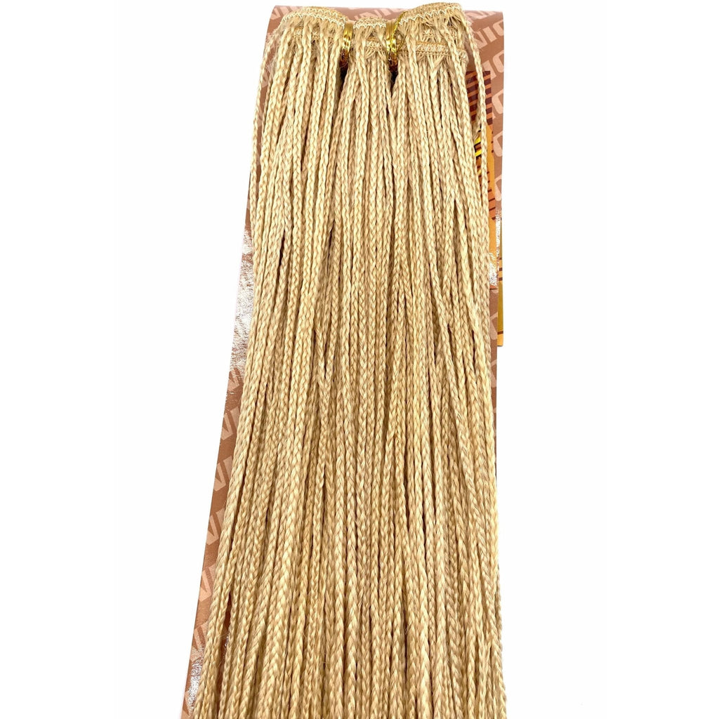 Unique Micro Braid 14" T1B Burgundy / 100% Human Hair
