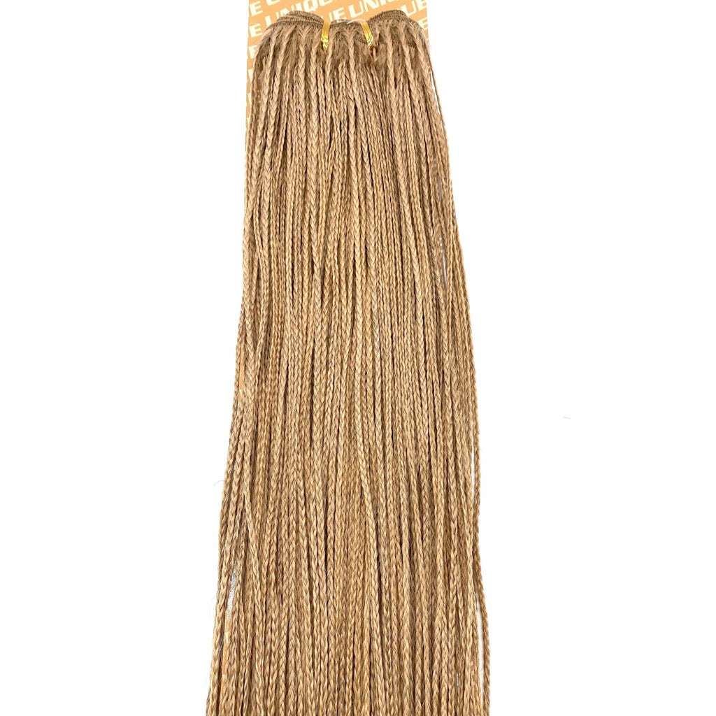 Unique Micro Braid 14" T1B Burgundy / 100% Human Hair